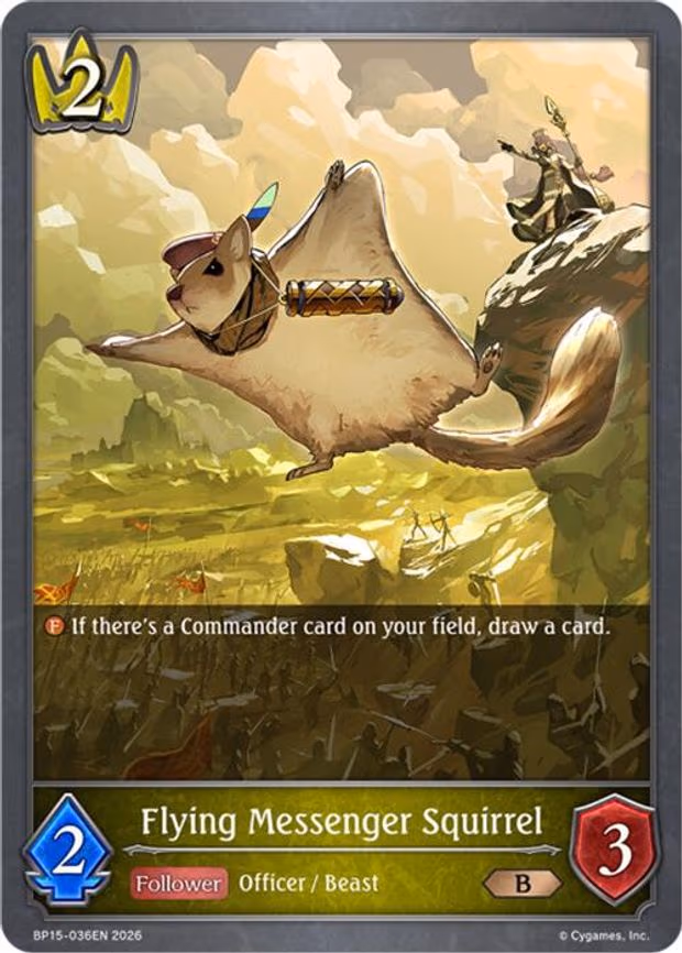 Flying Messenger Squirrel - Bronze (BP15-036EN)