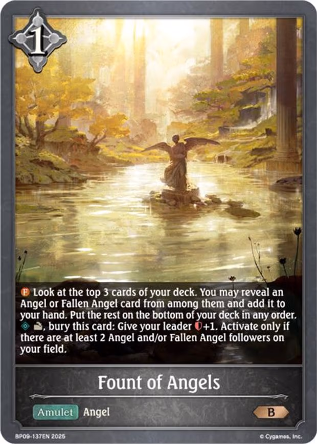 Fount of Angels - Bronze (BP09-137EN)