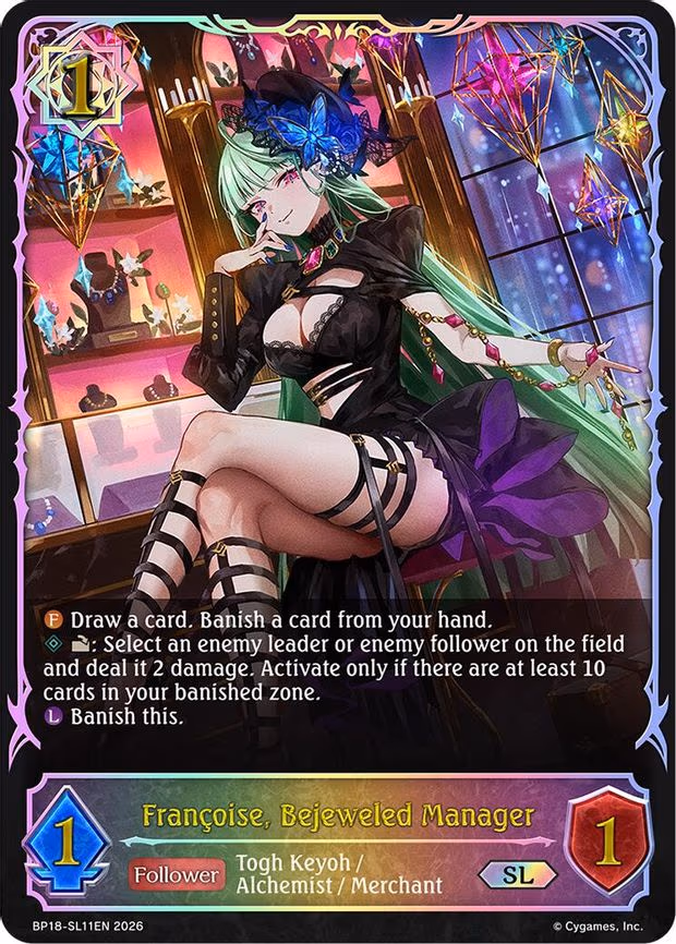 Francoise, Bejeweled Manager - Super Legendary (BP18-SL11EN)