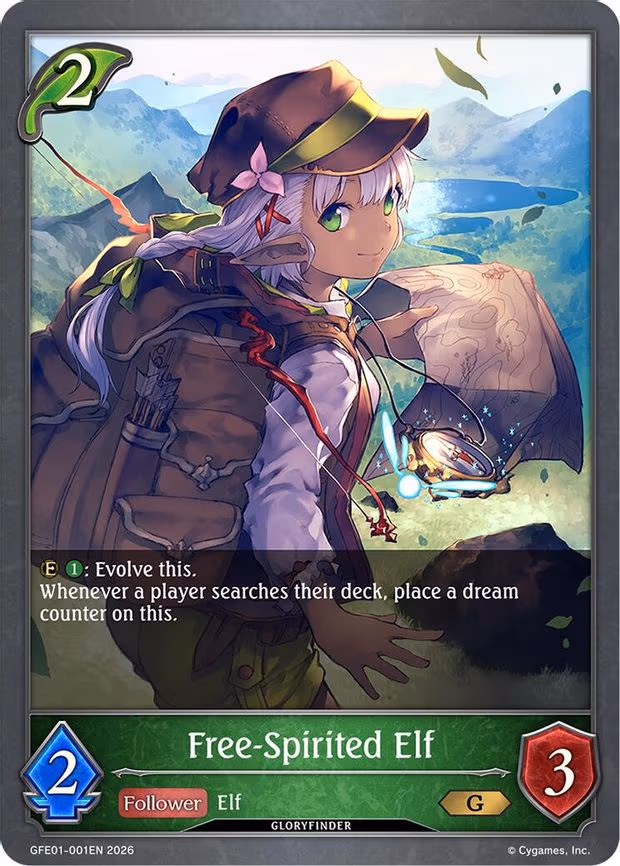 Free-Spirited Elf - Gold (GFE01-001EN)