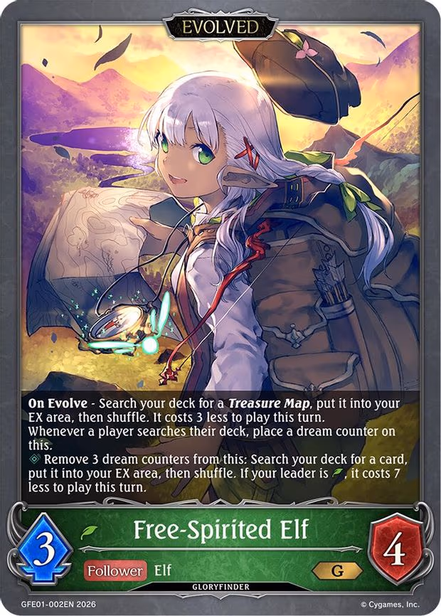 Free-Spirited Elf - Gold (GFE01-002EN)