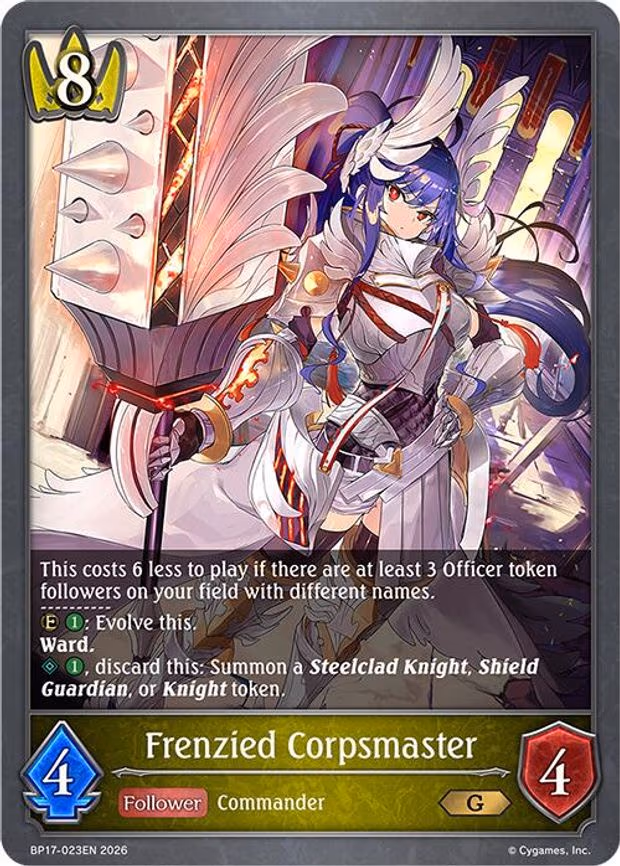 Frenzied Corpsmaster - Gold (BP17-023EN)