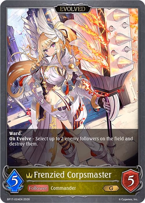 Frenzied Corpsmaster - Gold (BP17-024EN)