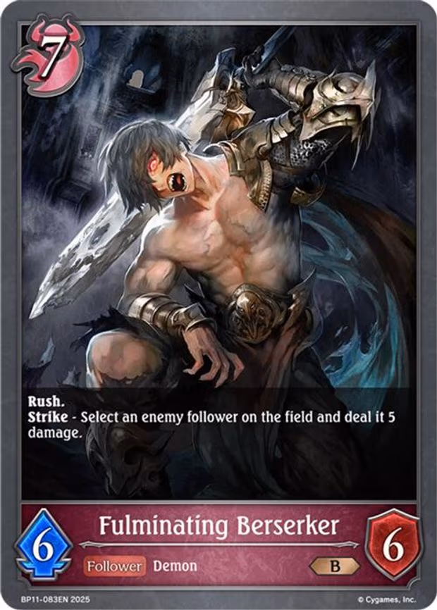 Fulminating Berserker - Bronze (BP11-083EN)