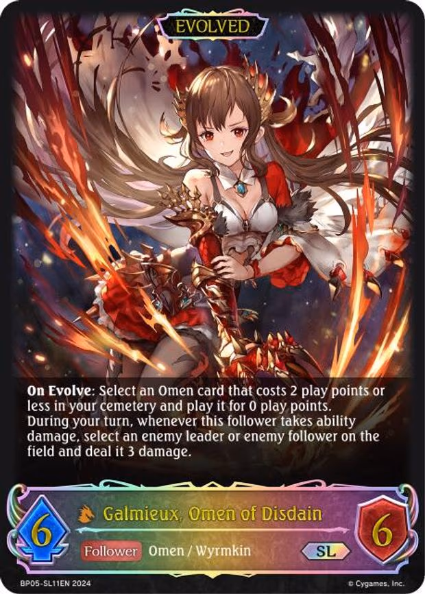 Galmieux, Omen of Disdain