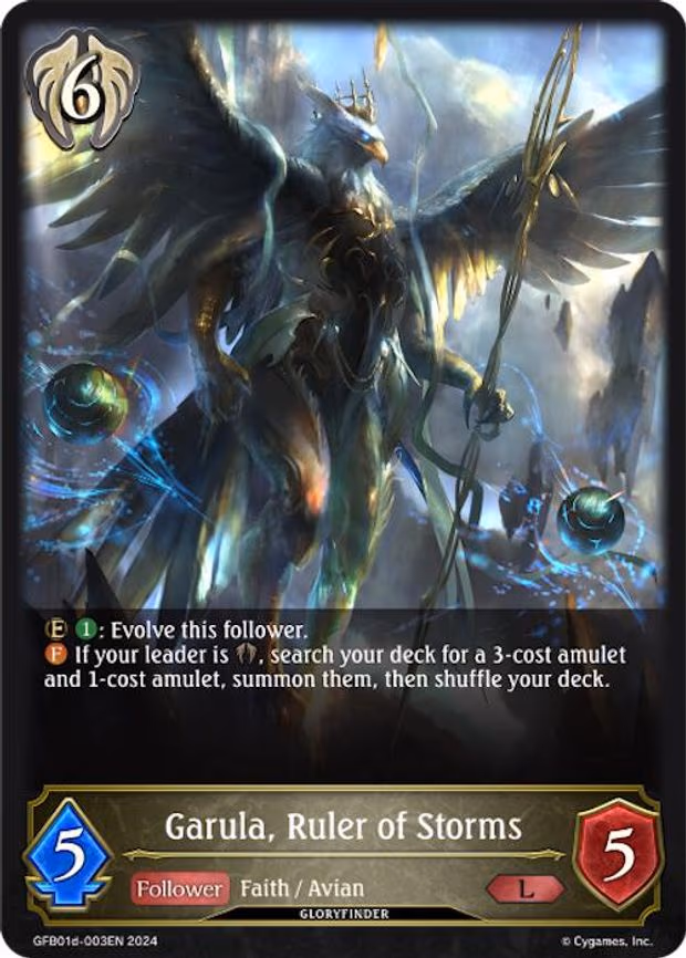 Garula, Ruler of Storms - Legendary (GFB01d-003EN)