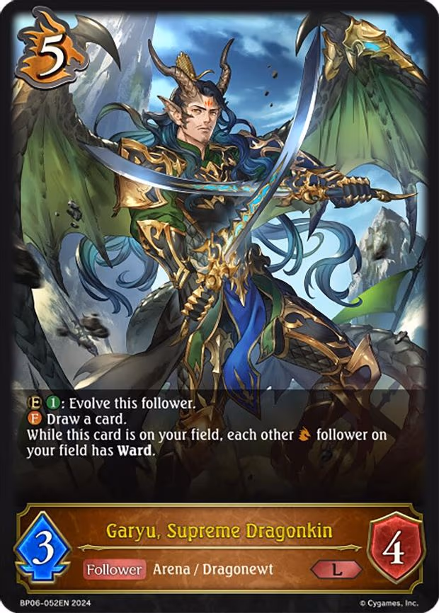 Garyu, Supreme Dragonkin - Legendary (BP06-052EN)