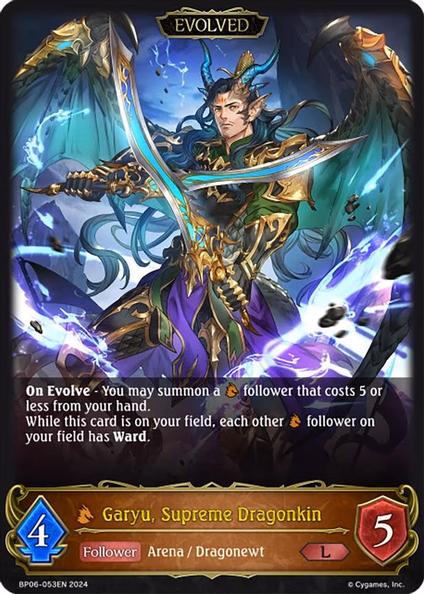 Garyu, Supreme Dragonkin - Legendary (BP06-053EN)