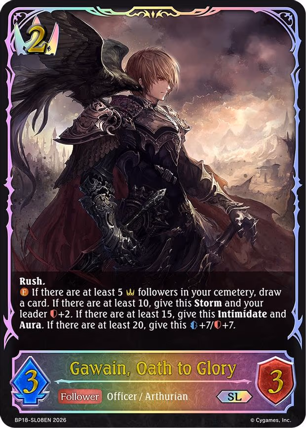 Gawain, Oath to Glory - Super Legendary (BP18-SL08EN)