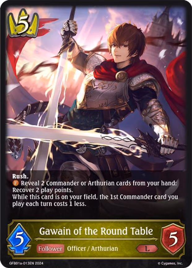 Gawain of the Round Table - Legendary (GFB01a-013EN)