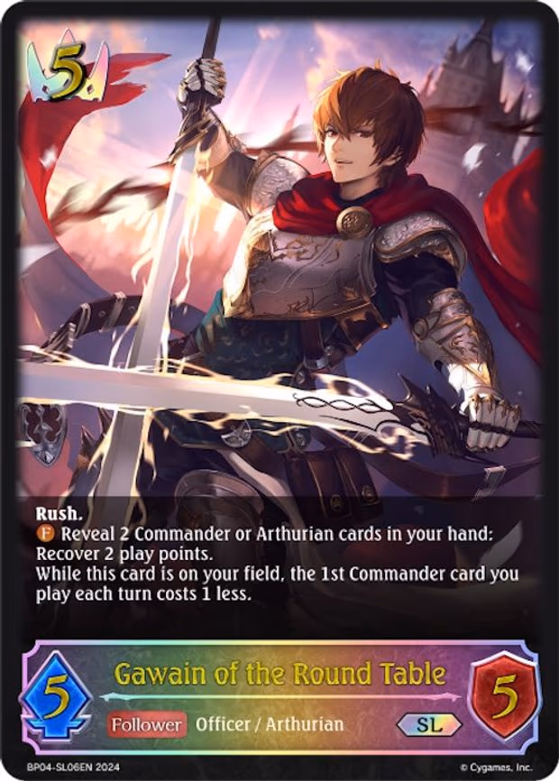 Gawain of the Round Table - Super Legendary (BP04-SL06EN)