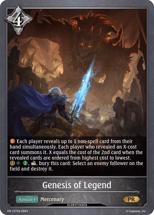 Genesis of Legend - Promo (PR-137EN)