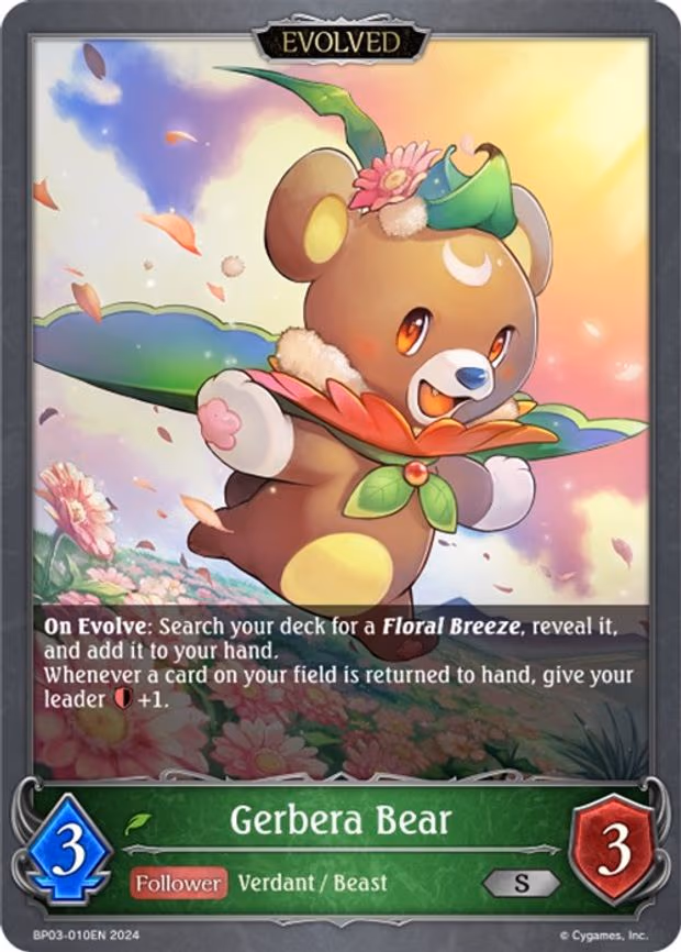 Gerbera Bear - Silver (BP03-010EN)