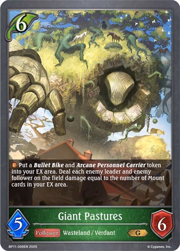 Giant Pastures - Gold (BP11-006EN)