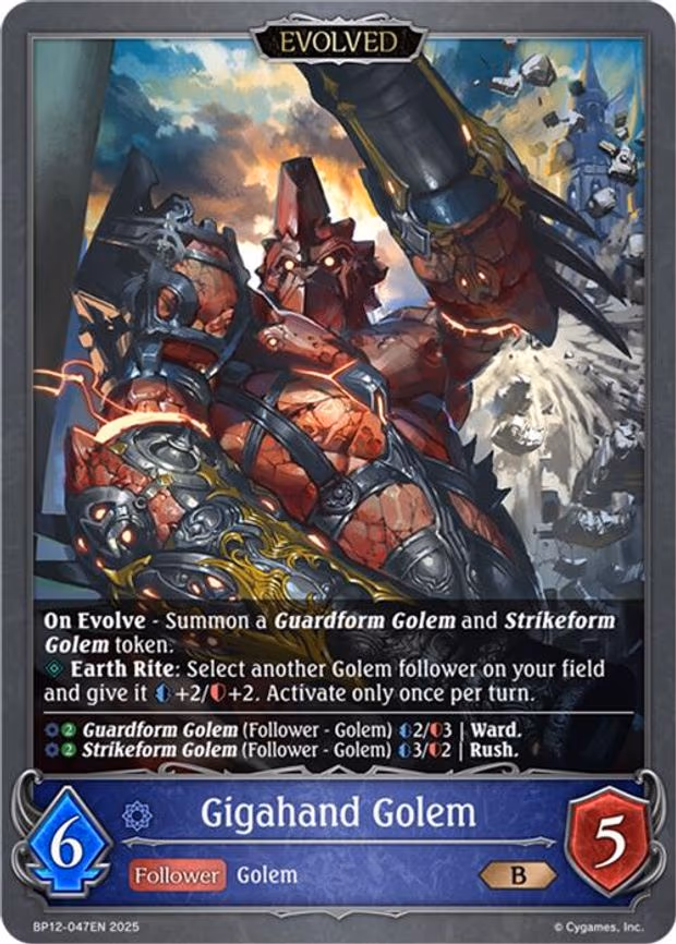 Gigahand Golem - Bronze (BP12-047EN)