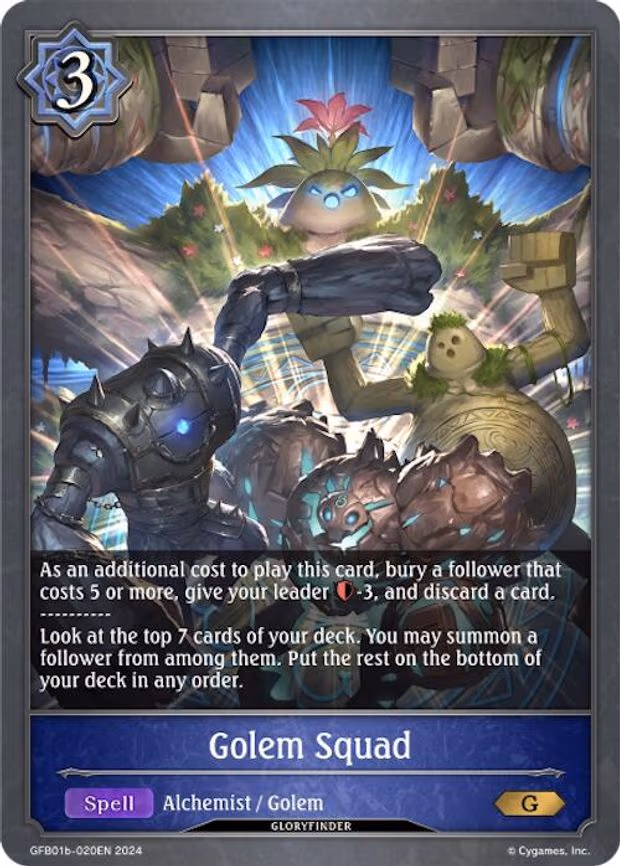 Golem Squad - Gold (GFB01b-020EN)