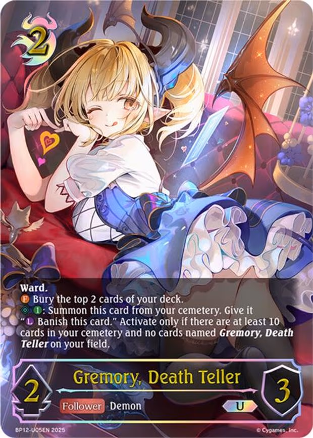 Gremory, Death Teller