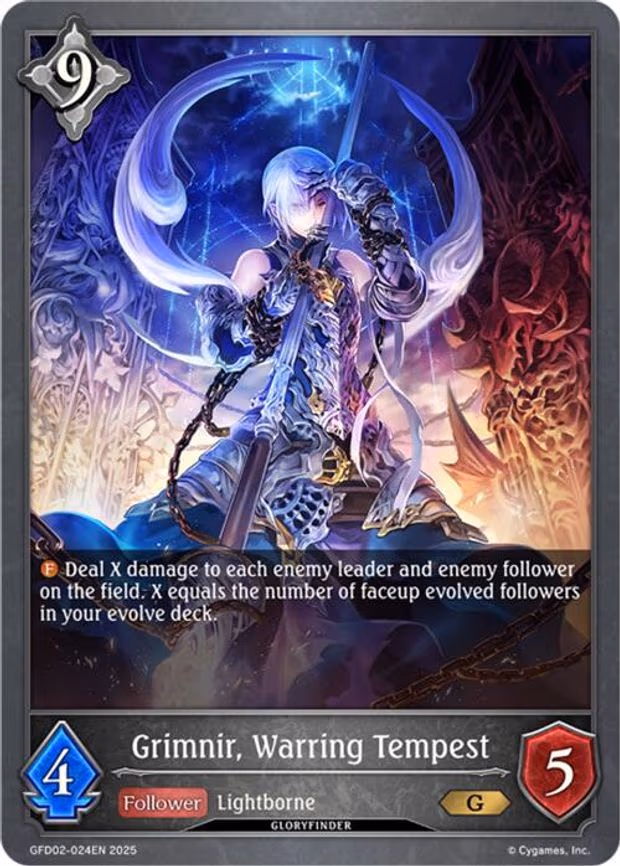 Grimnir, Warring Tempest - Gold (GFD02-024EN)