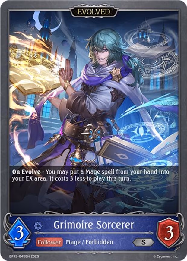 Grimoire Sorcerer - Silver (BP13-045EN)