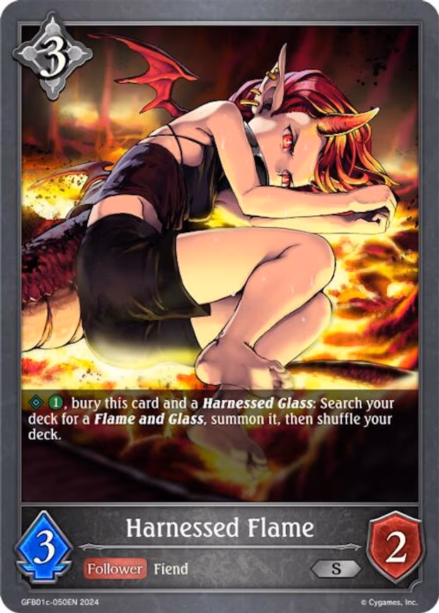 Harnessed Flame - Silver (GFB01c-050EN)