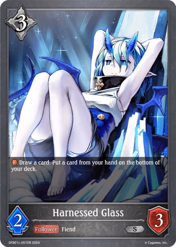 Harnessed Glass - Silver (GFB01c-051EN)