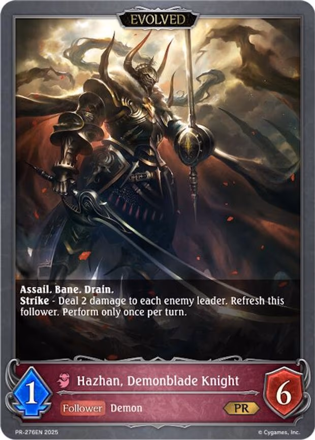 Hazhan, Demonblade Knight - Promo (PR-276EN)