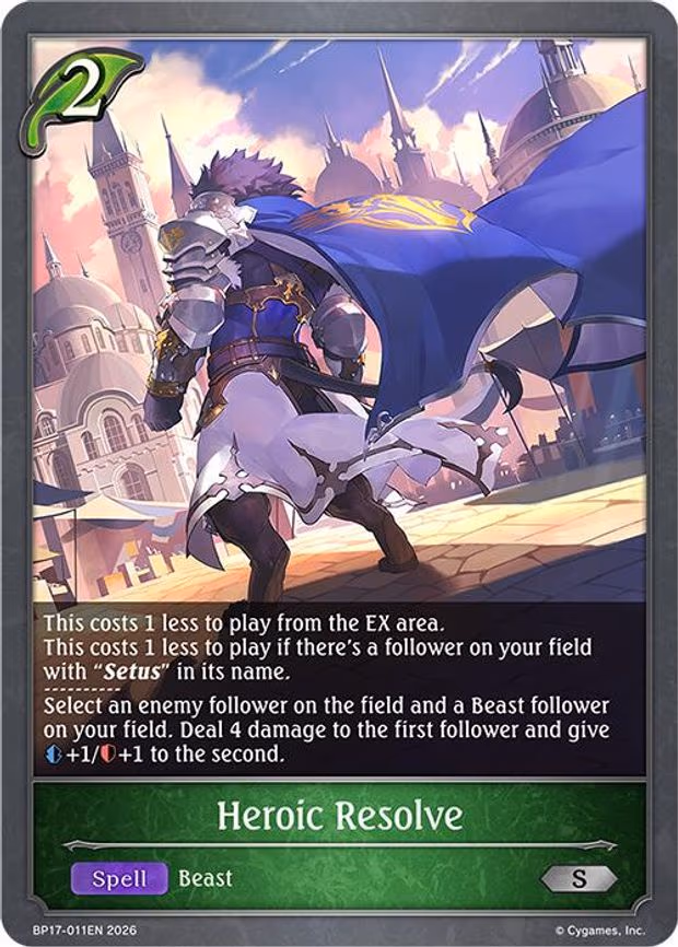 Heroic Resolve - Silver (BP17-011EN)
