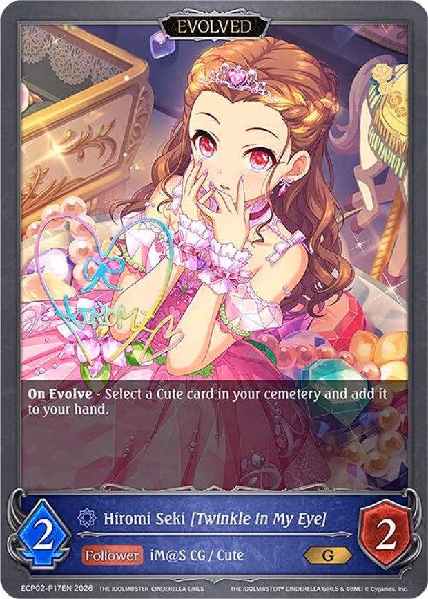 Hiromi Seki [Twinkle in My Eye] (Evolved) - P17EN - Premium (ECP02-P17EN)