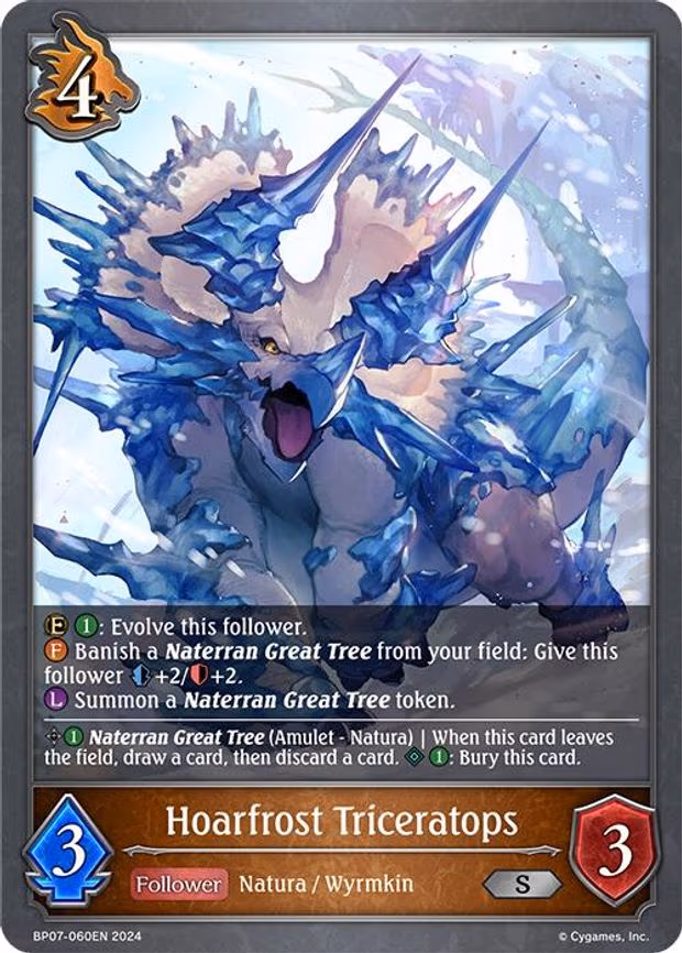 Hoarfrost Triceratops - Silver (BP07-060EN)