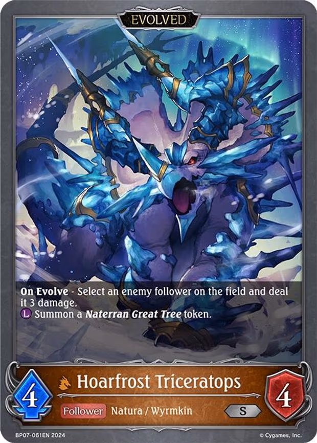 Hoarfrost Triceratops - Silver (BP07-061EN)