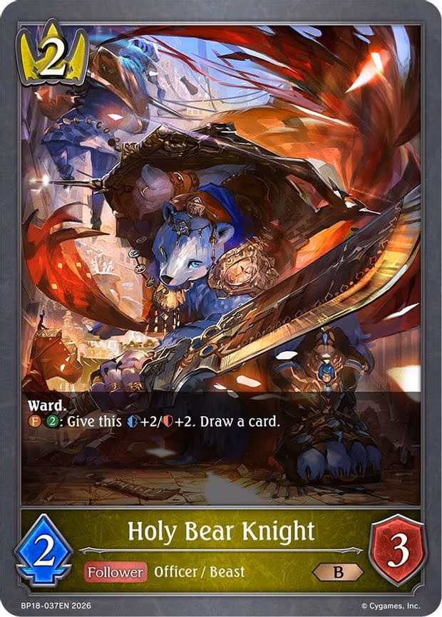 Holy Bear [em][strong]Knight[/em][/strong] - Bronze (BP18-037EN)