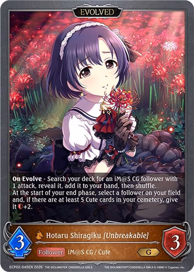 Hotaru Shiragiku [Unbreakable] - Gold (ECP02-045EN)