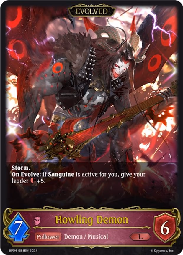 Howling Demon - Legendary (BP04-081EN)