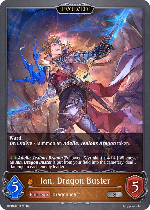 Ian, Dragon Buster - Silver (BP18-069EN)