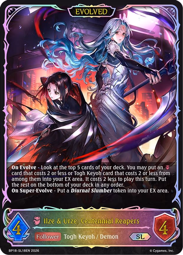 Ilze & Urze, Centennial Reapers - Super Legendary (BP18-SL18EN)
