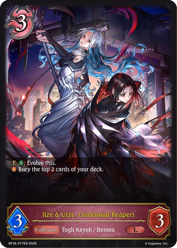 Ilze & Urze, Centennial Reapers - Legendary (BP18-077EN)