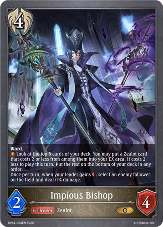Impious Bishop - Gold (BP14-093EN)