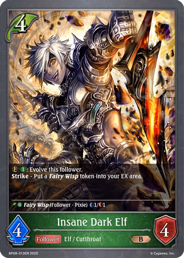 Insane Dark Elf - Bronze (BP08-013EN)