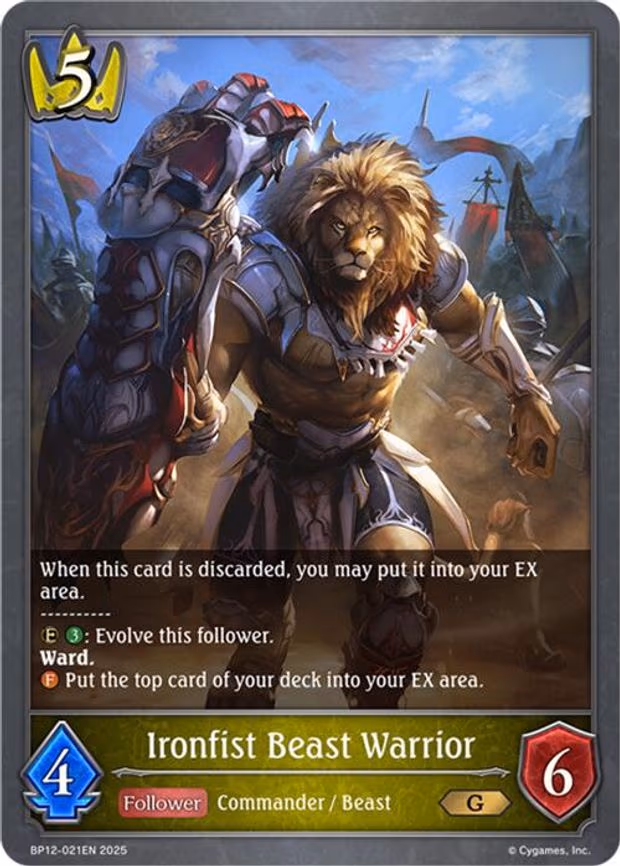 Ironfist Beast Warrior - Gold (BP12-021EN)