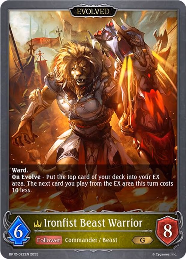 Ironfist Beast Warrior - Gold (BP12-022EN)