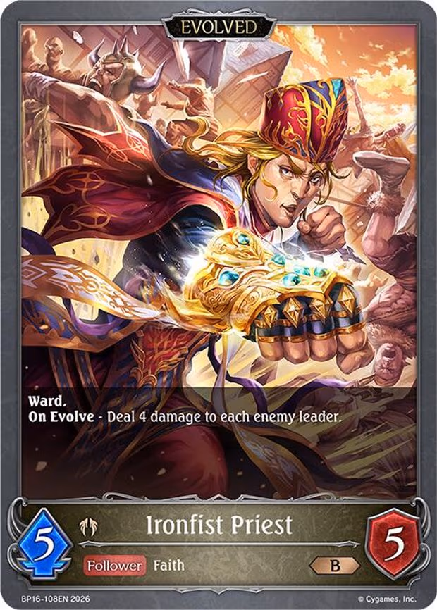 Ironfist Priest - Bronze (BP16-108EN)