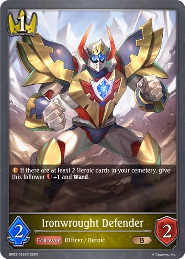 Ironwrought Defender - Bronze (BP03-033EN)