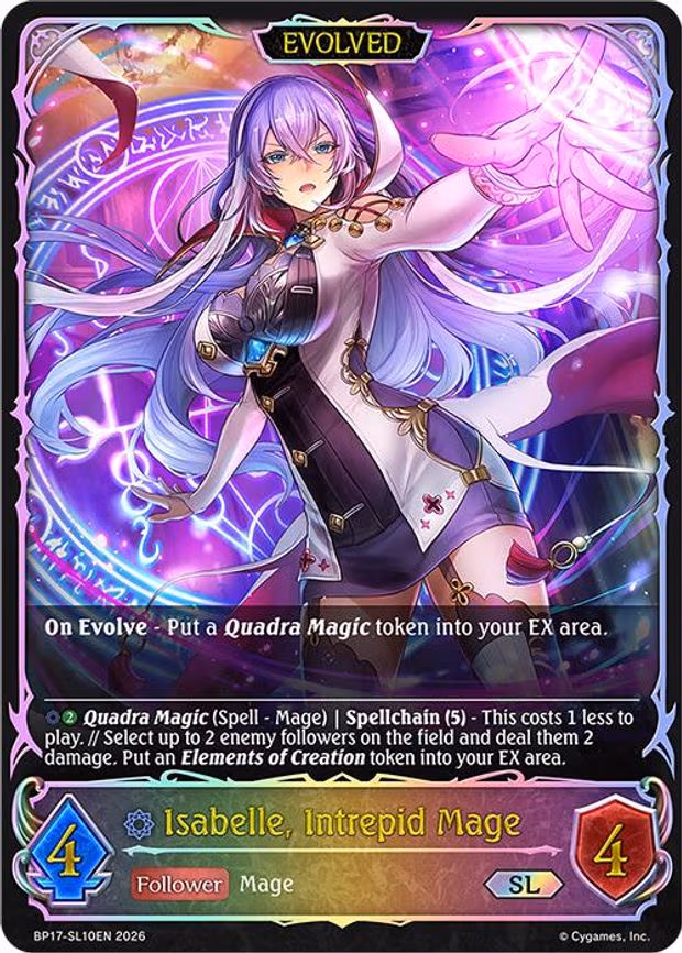 Isabelle, Intrepid Mage - Super Legendary (BP17-SL10EN)
