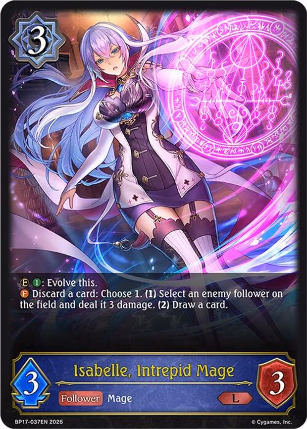 Isabelle, Intrepid Mage - Legendary (BP17-037EN)