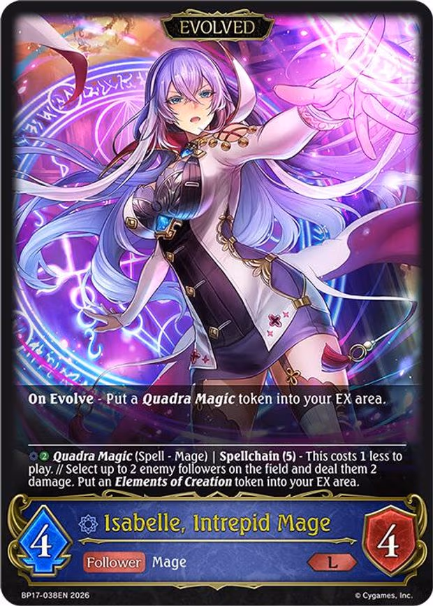Isabelle, Intrepid Mage - Legendary (BP17-038EN)