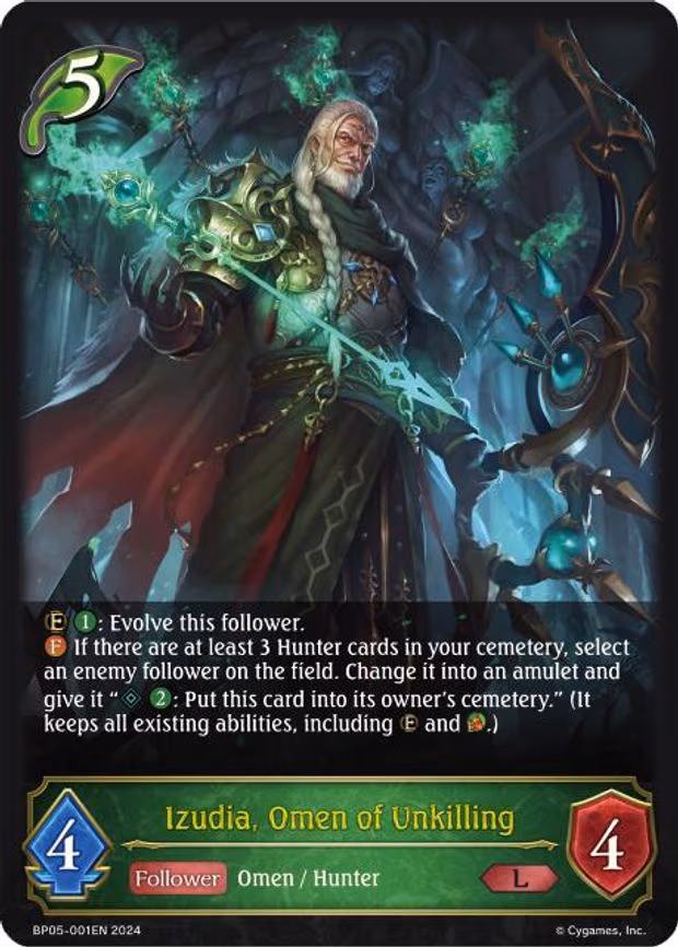 Izudia, Omen of Unkilling