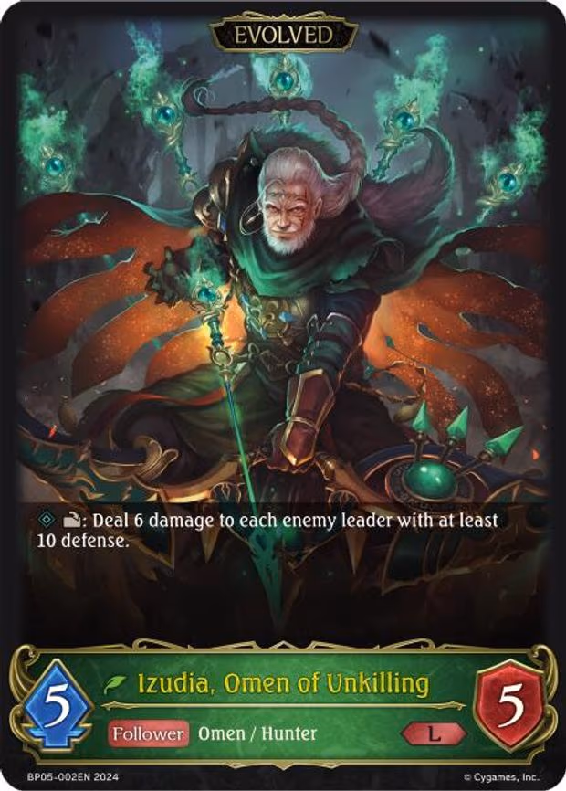 Izudia, Omen of Unkilling