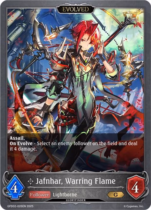 Jafnhar, Warring Flame - Gold (GFD02-026EN)