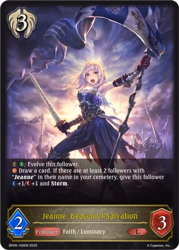 Jeanne, Beacon of Salvation - Legendary (BP09-106EN)