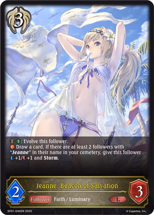Jeanne, Beacon of Salvation - Legendary (SP01-040EN)